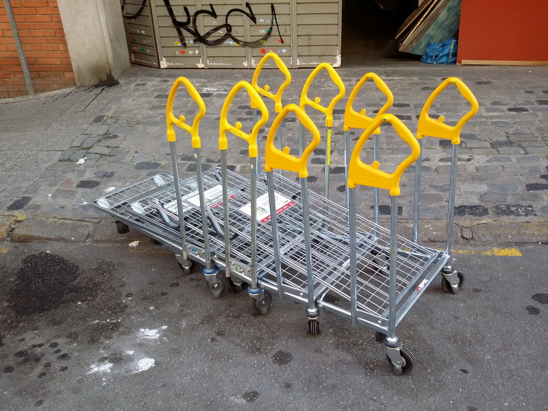 carro plataforma metal plastico 109x67x113 (27eu.) 4u